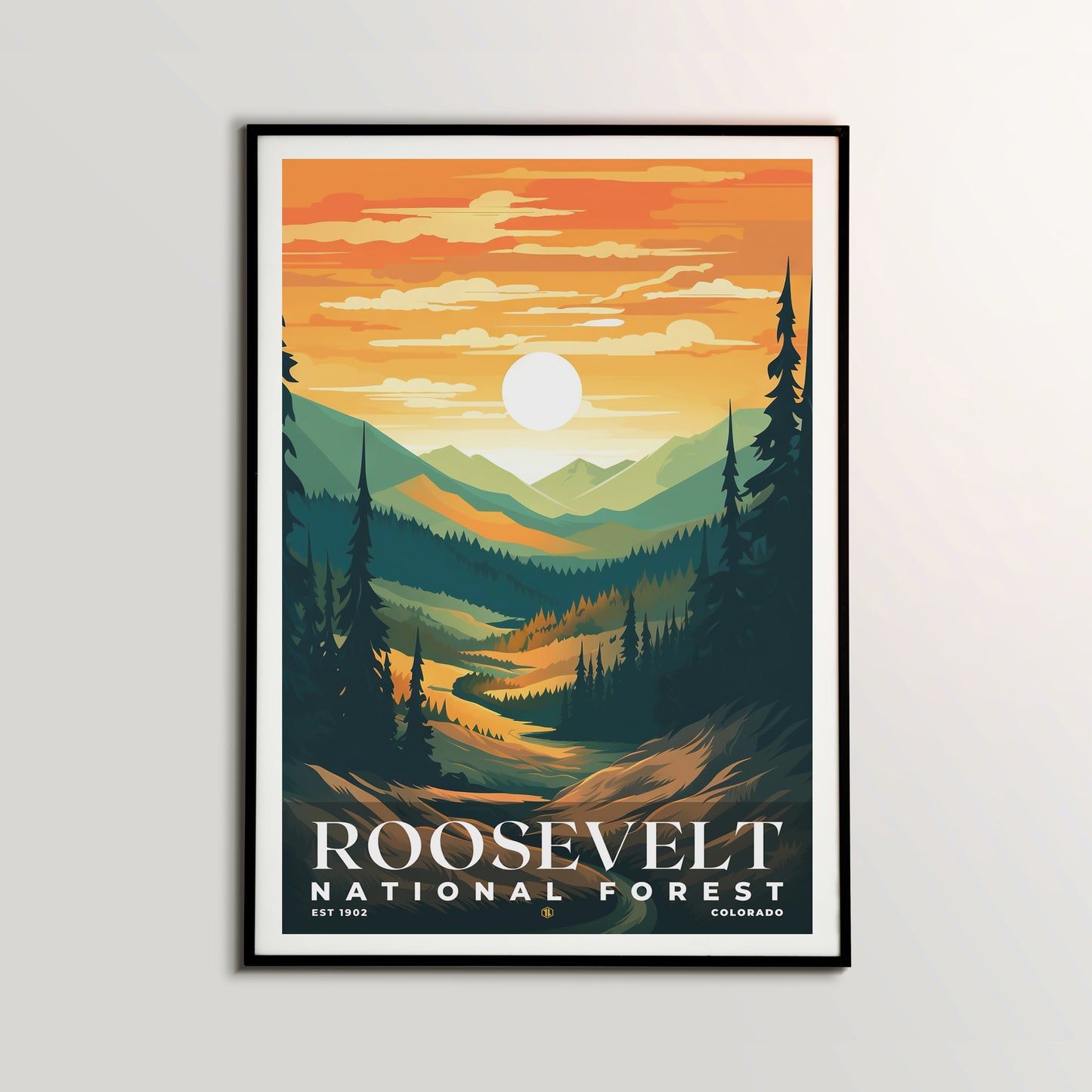 Roosevelt National Forest Poster | S01