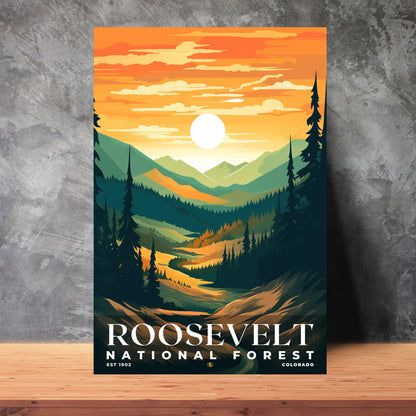 Roosevelt National Forest Poster | S01