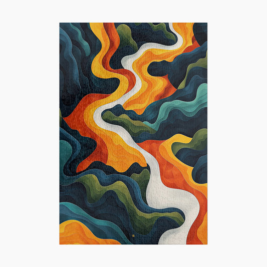 Modern Abstract Puzzle | S18A10