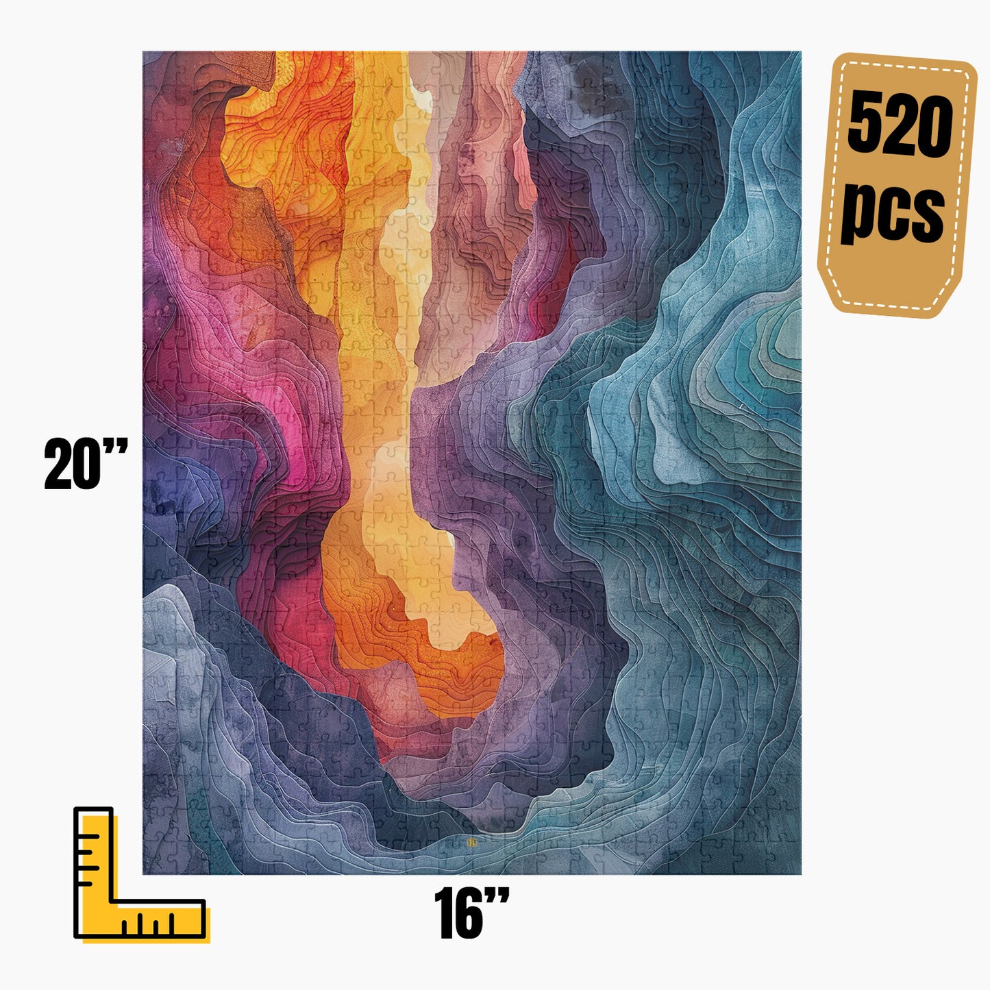 Modern Abstract Puzzle | S25A17