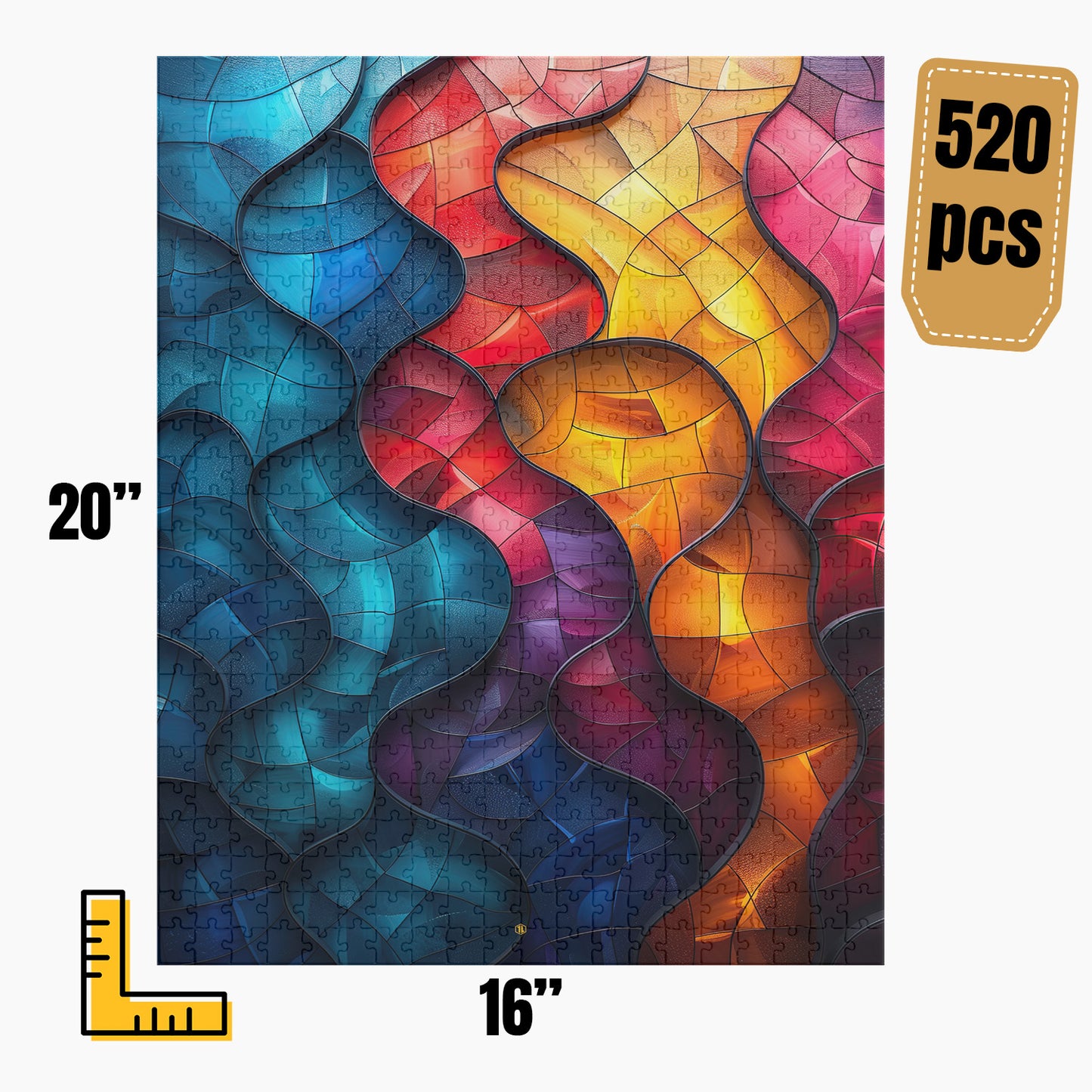 Modern Abstract Puzzle | S26A23