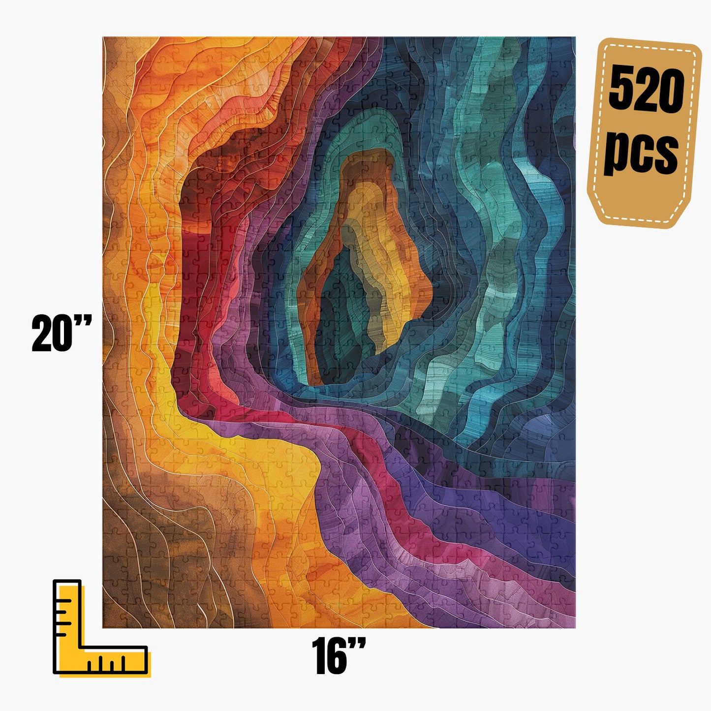 Modern Abstract Puzzle | S27A25