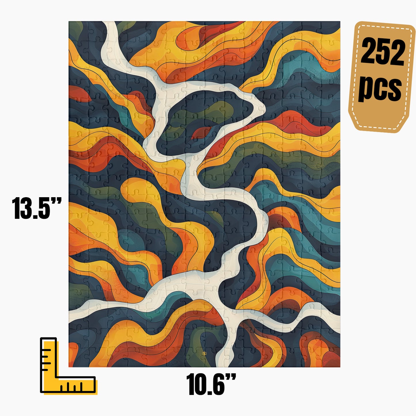 Modern Abstract Puzzle | S28A34