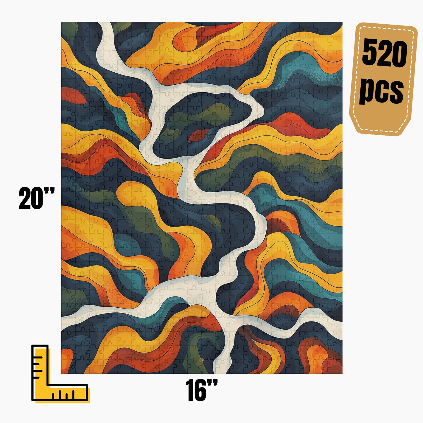 Modern Abstract Puzzle | S28A34