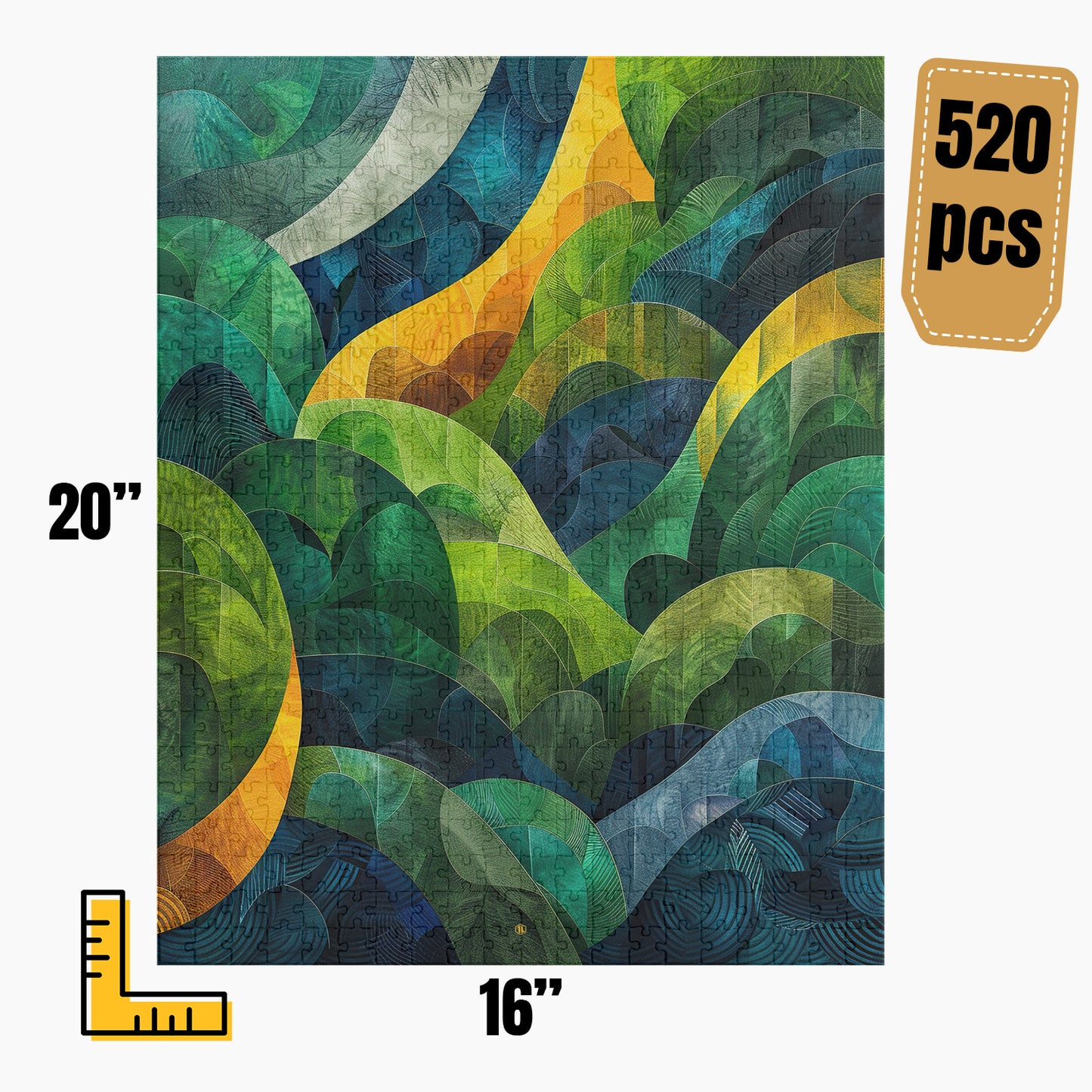 Modern Abstract Puzzle | S28A40