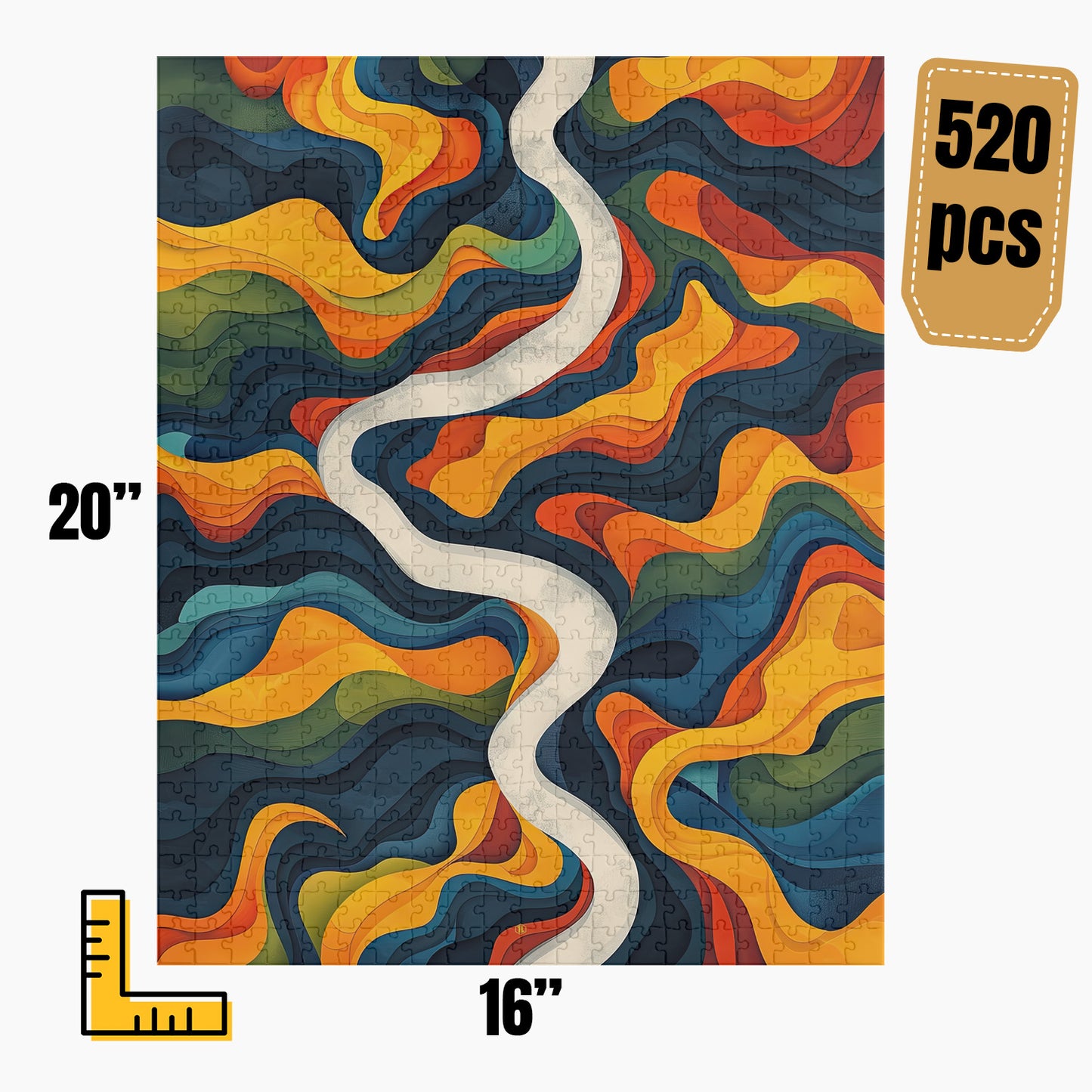 Modern Abstract Puzzle | S35A24