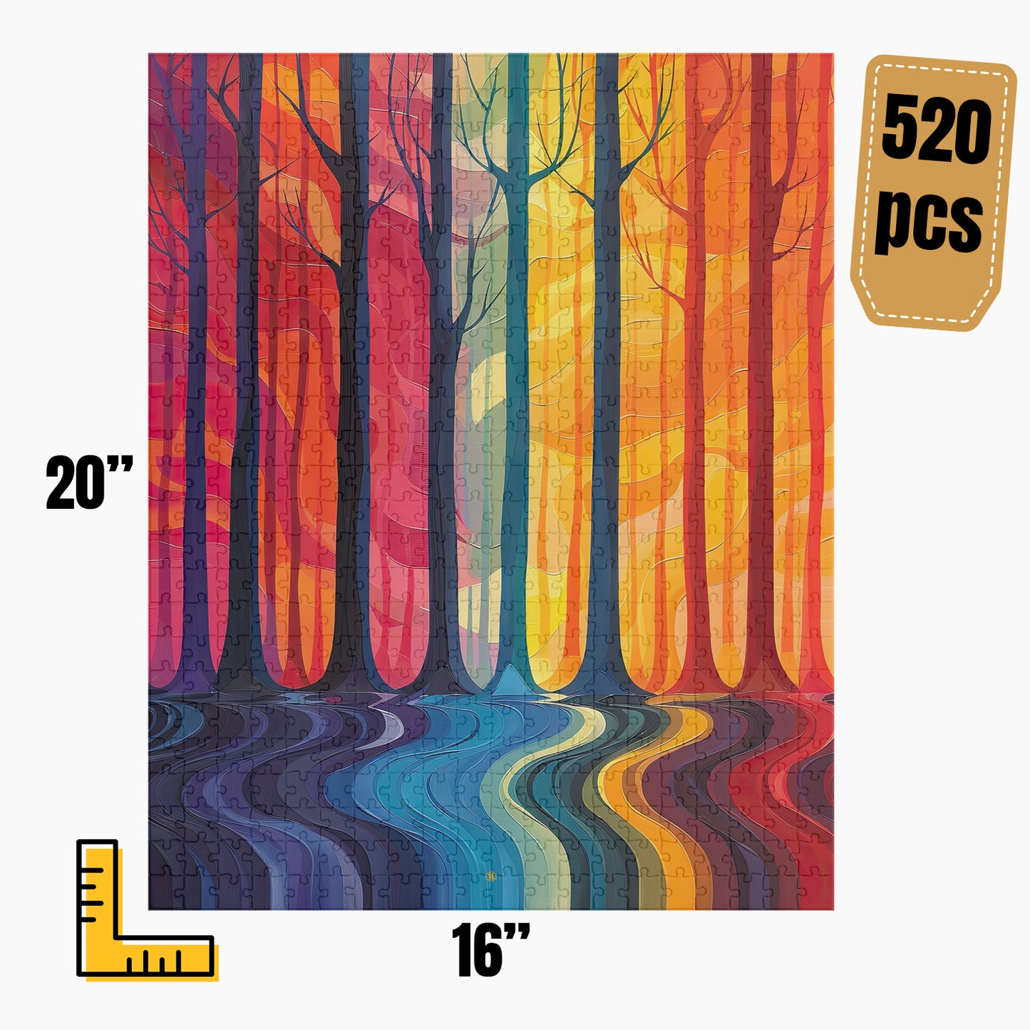 Modern Abstract Puzzle | S35A25