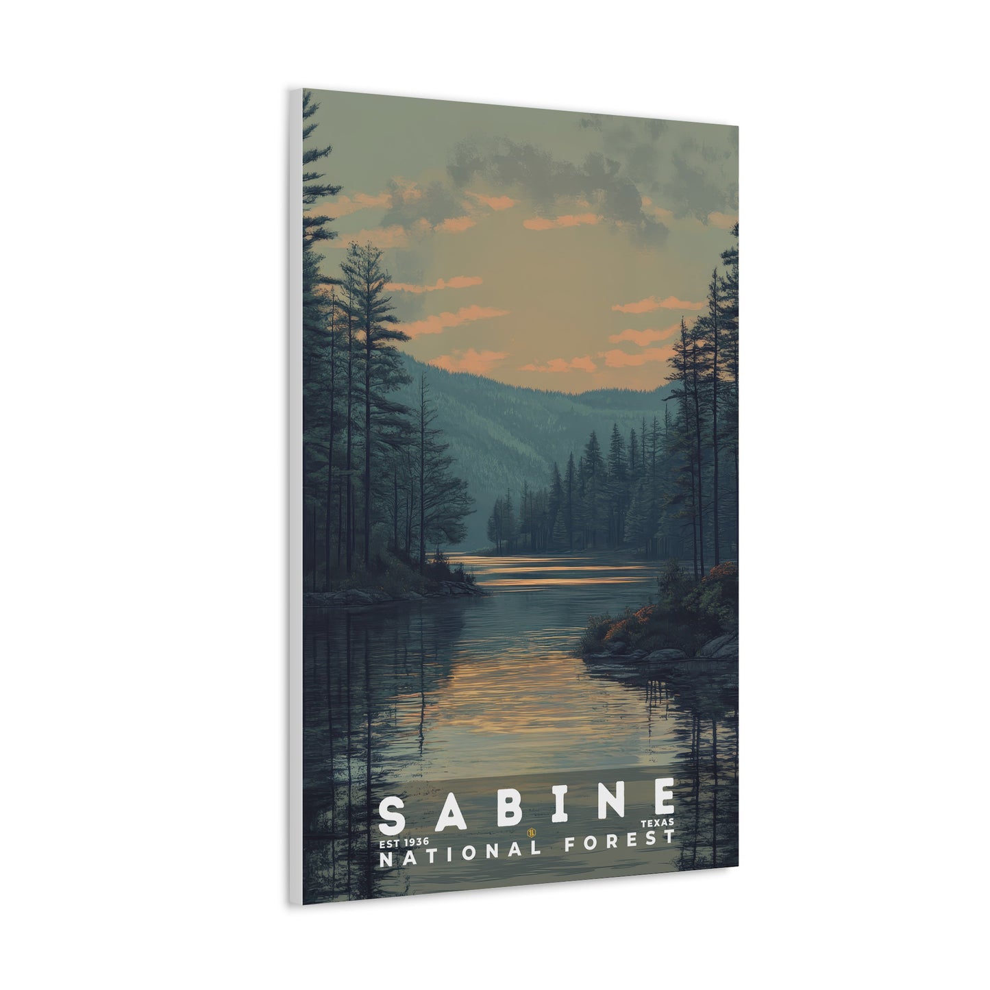 Sabine National Forest Poster | S02
