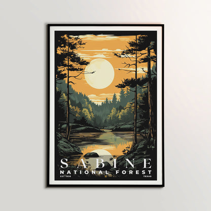 Sabine National Forest Poster | S01