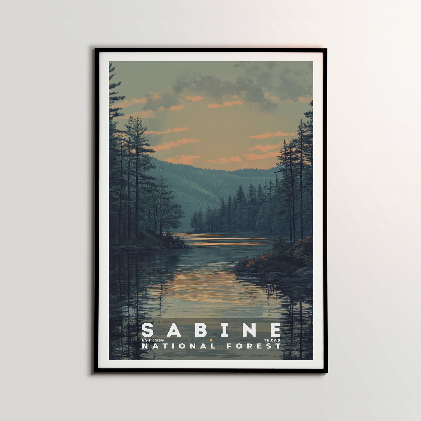 Sabine National Forest Poster | S02