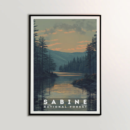 Sabine National Forest Poster | S02