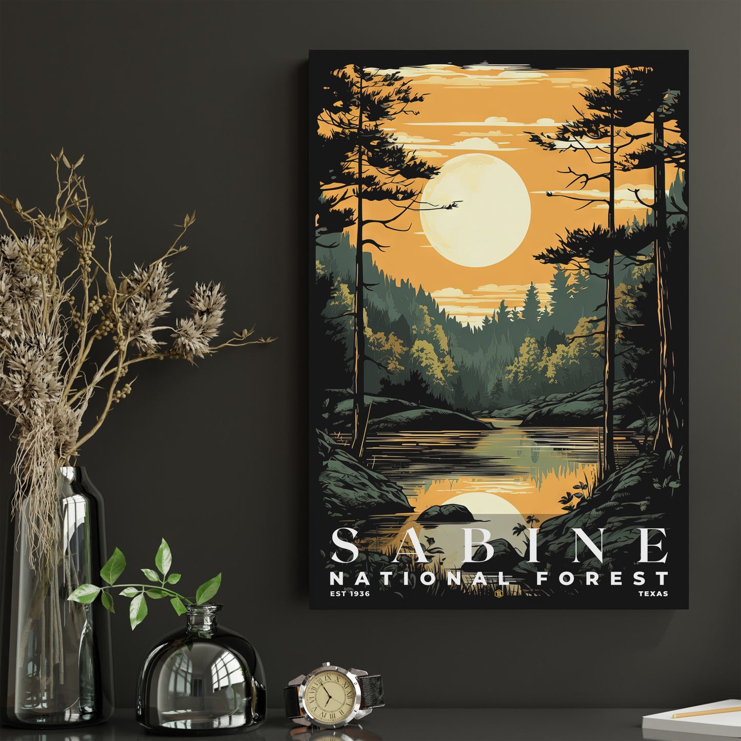 Sabine National Forest Poster | S01