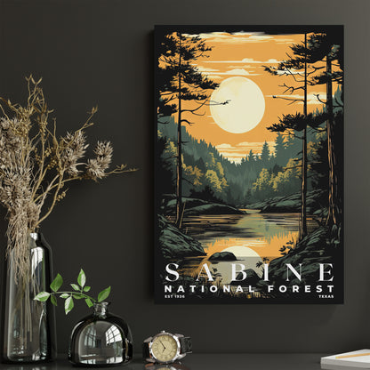 Sabine National Forest Poster | S01