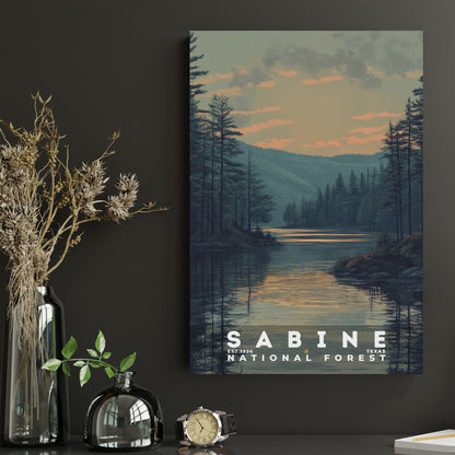 Sabine National Forest Poster | S02