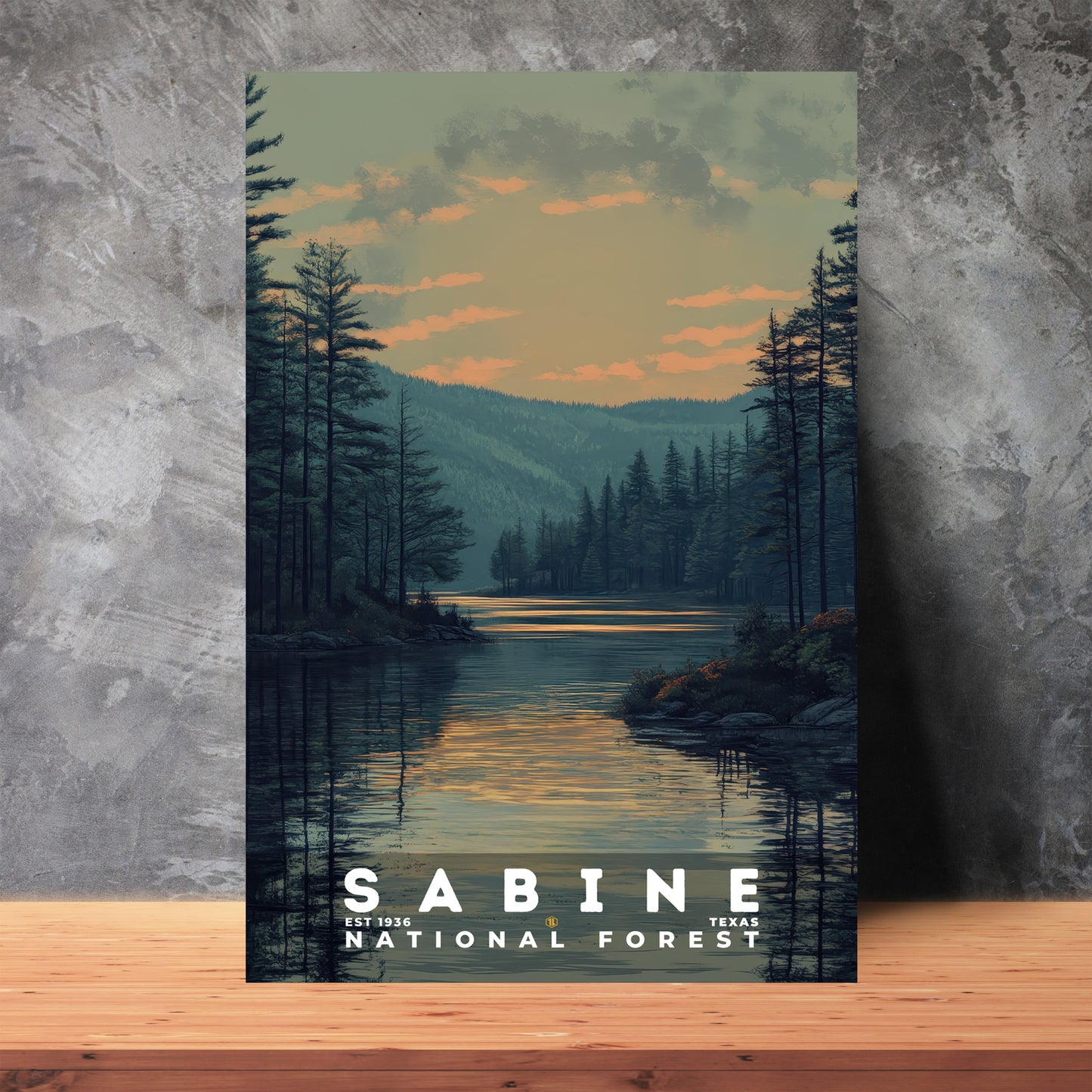 Sabine National Forest Poster | S02