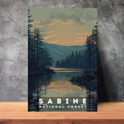 Sabine National Forest Poster | S02