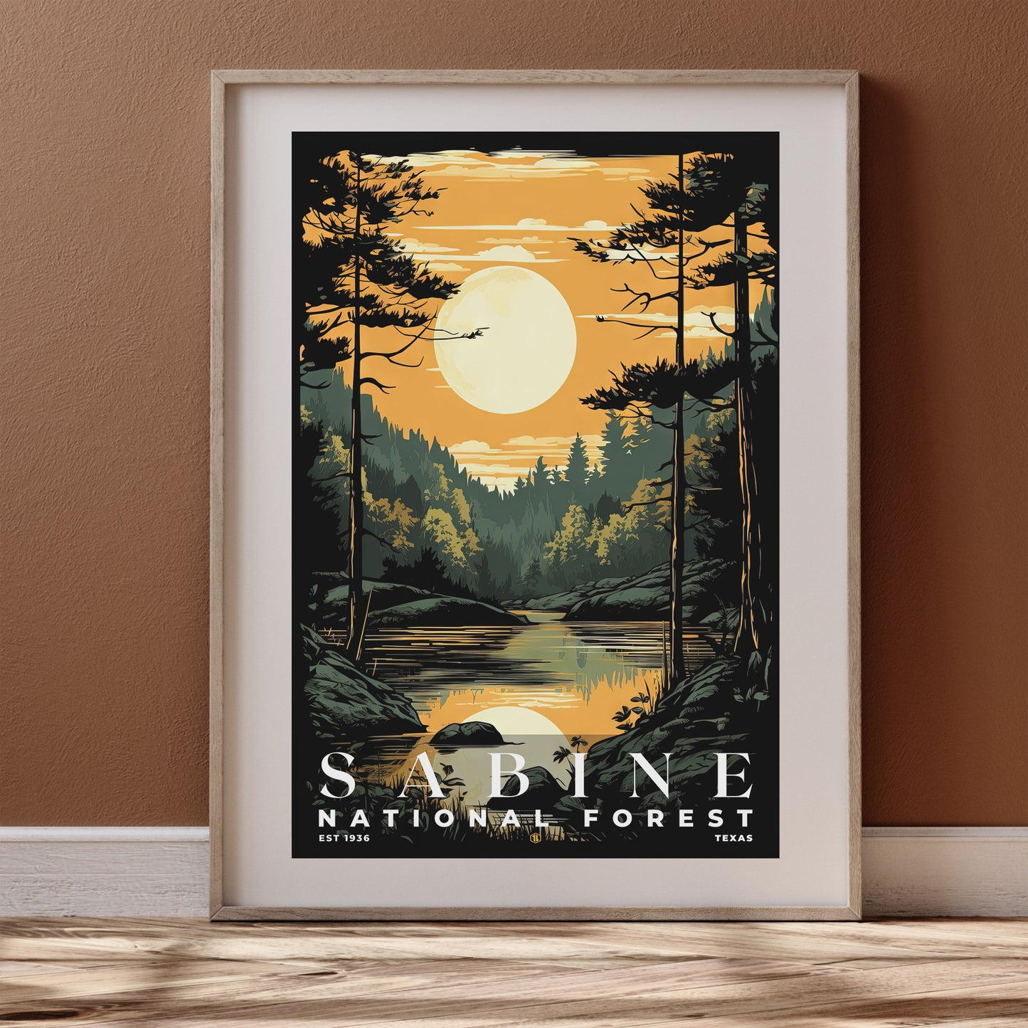 Sabine National Forest Poster | S01