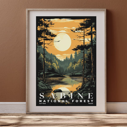 Sabine National Forest Poster | S01