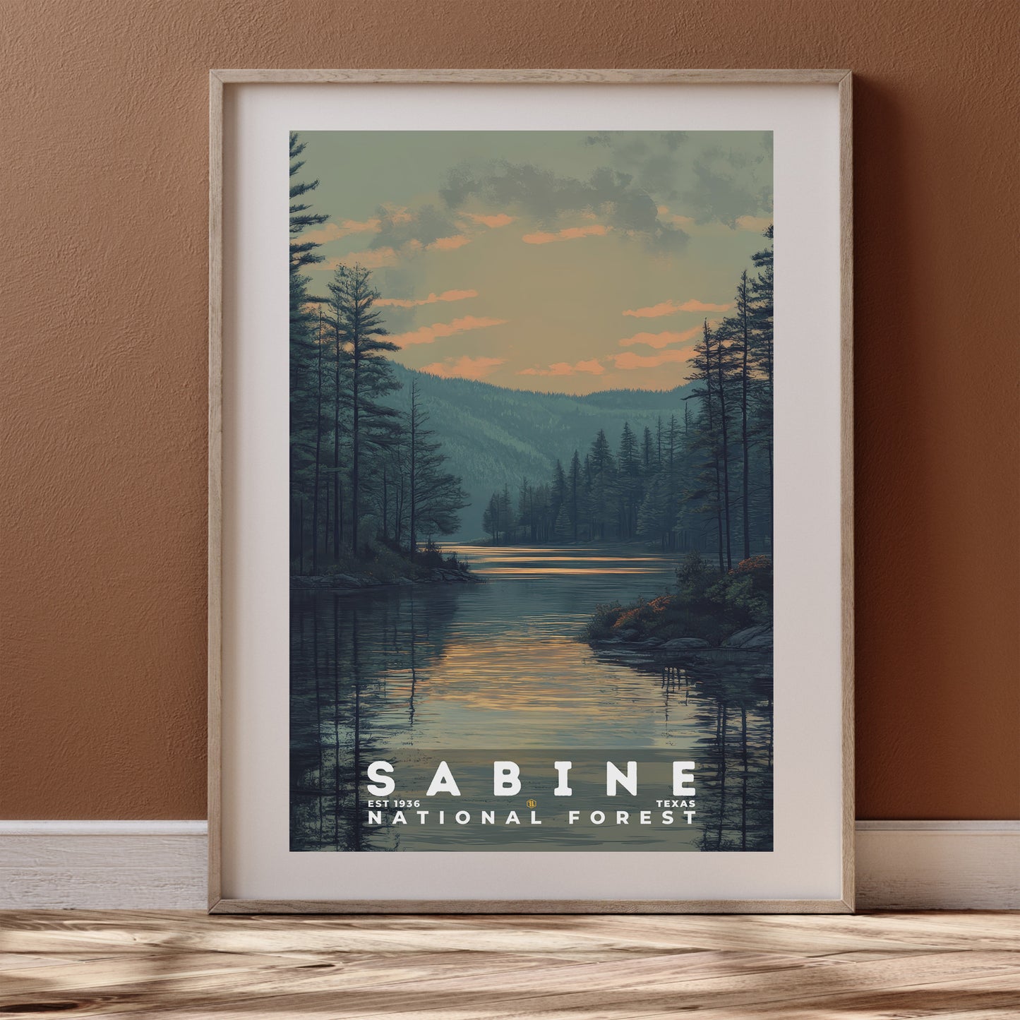 Sabine National Forest Poster | S02