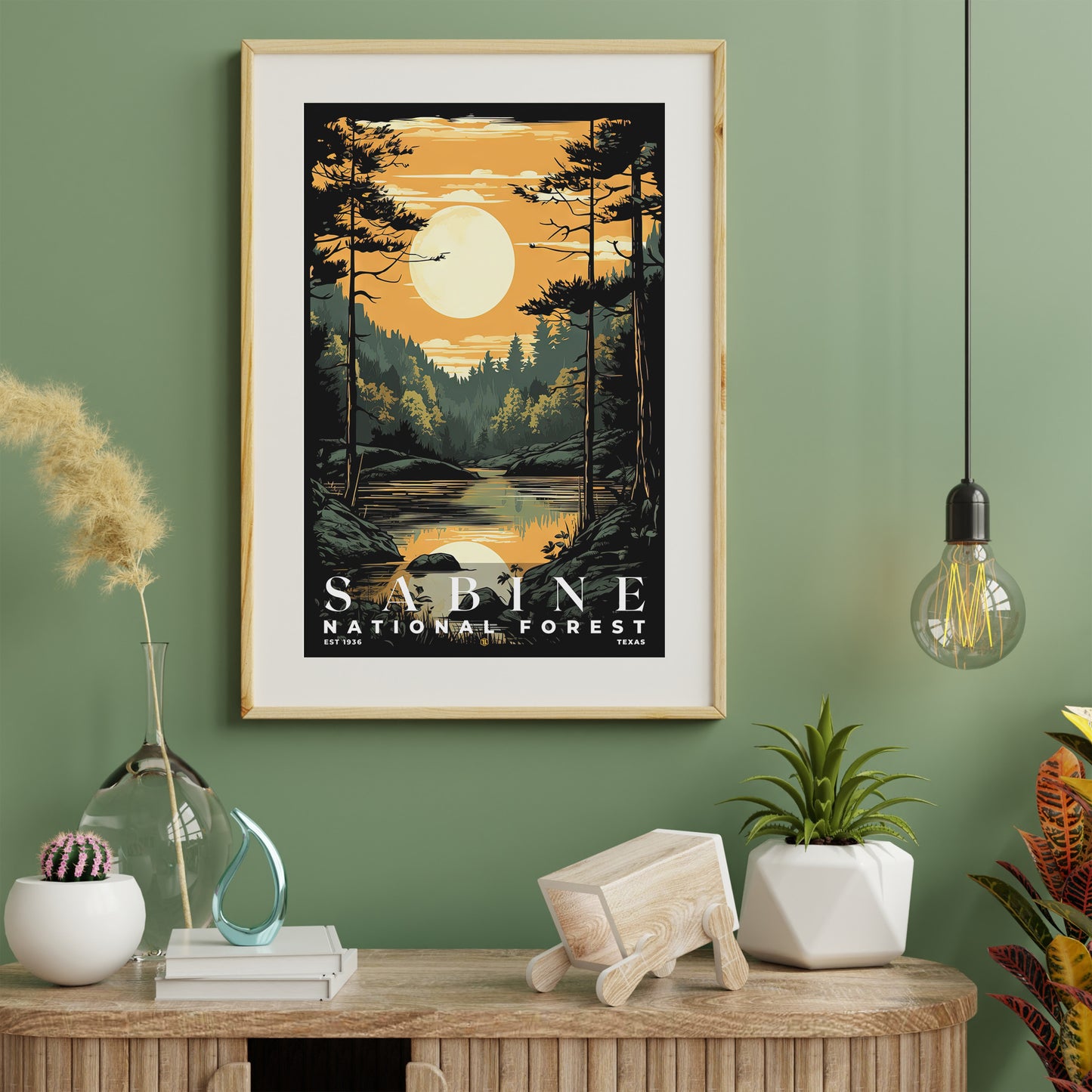 Sabine National Forest Poster | S01