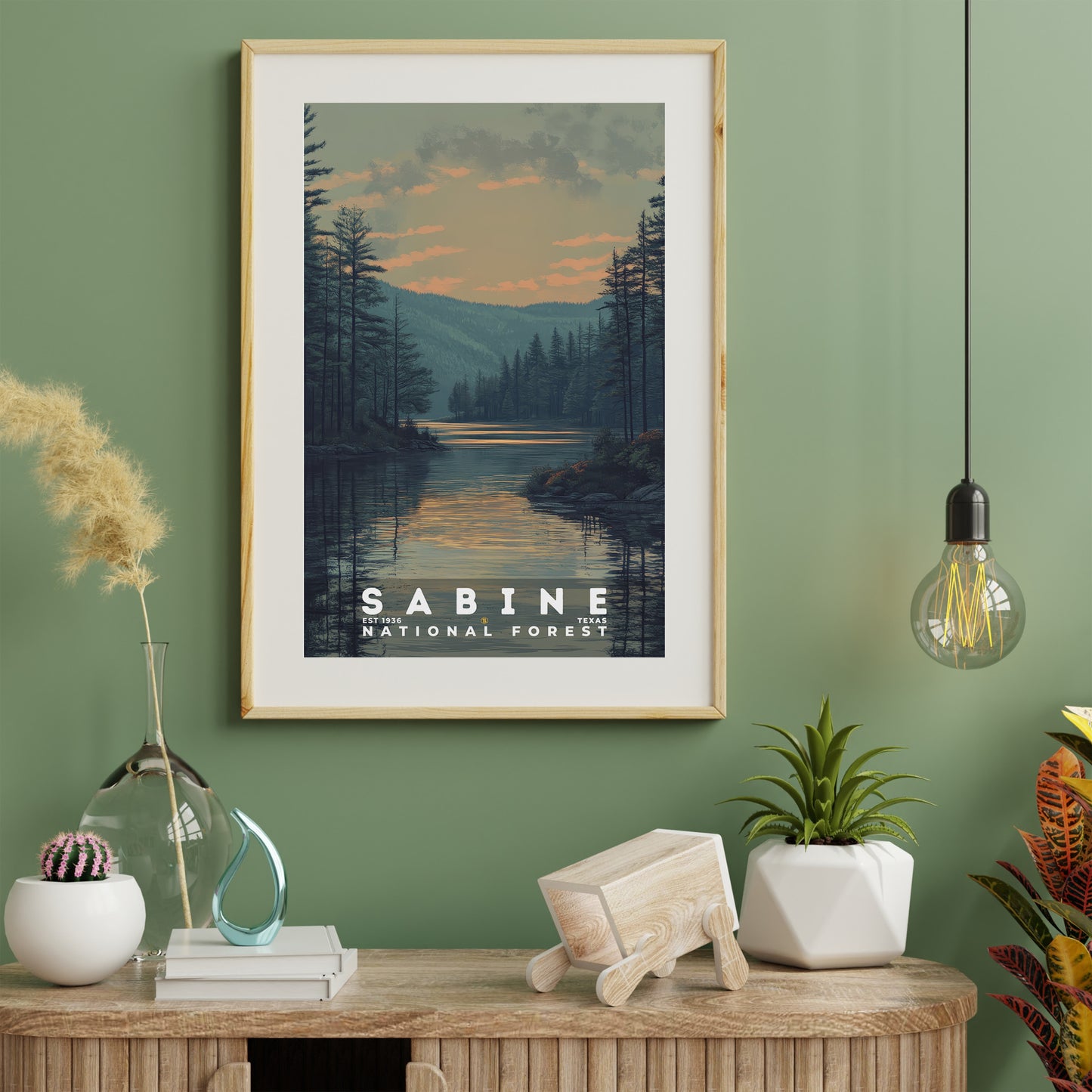 Sabine National Forest Poster | S02