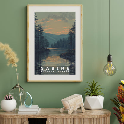 Sabine National Forest Poster | S02