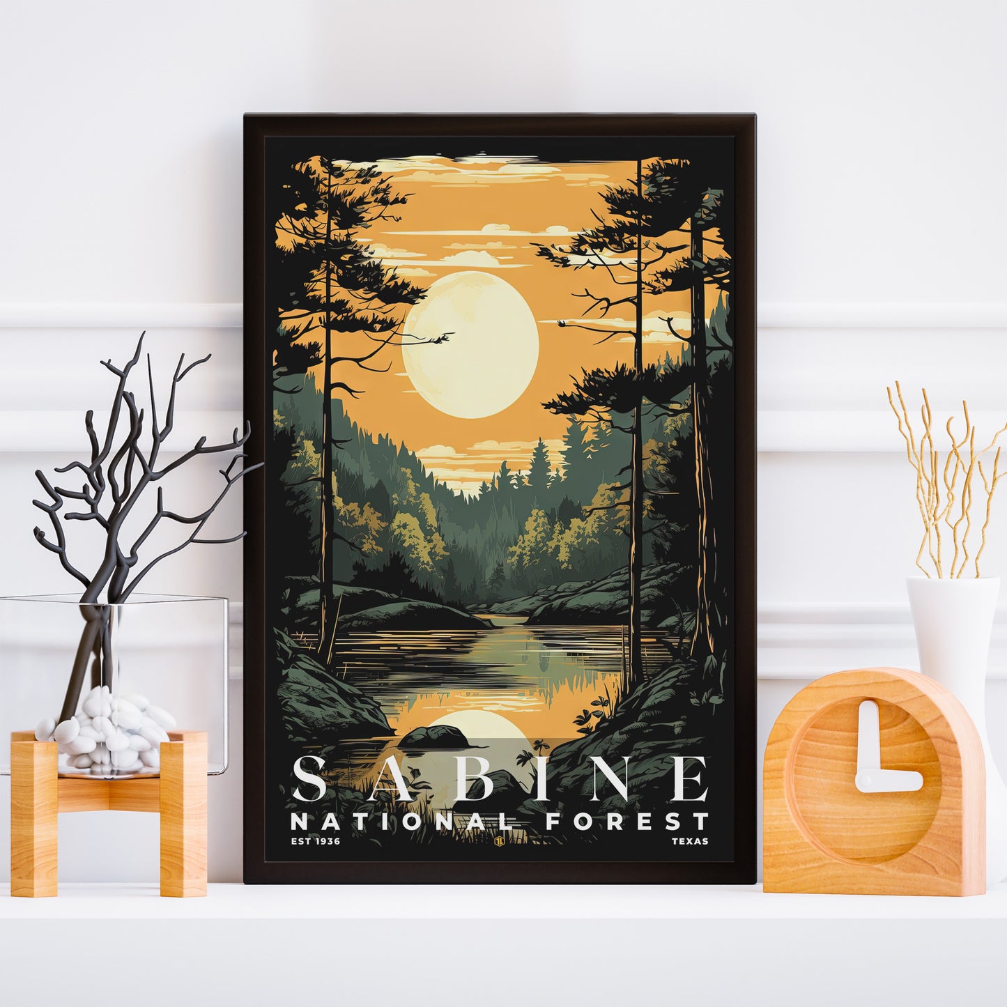 Sabine National Forest Poster | S01