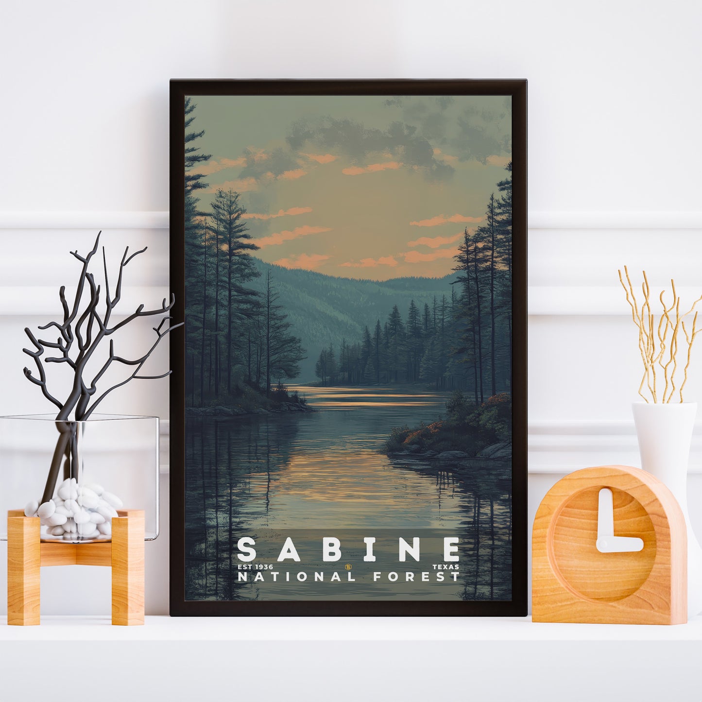 Sabine National Forest Poster | S02