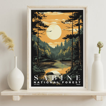 Sabine National Forest Poster | S01