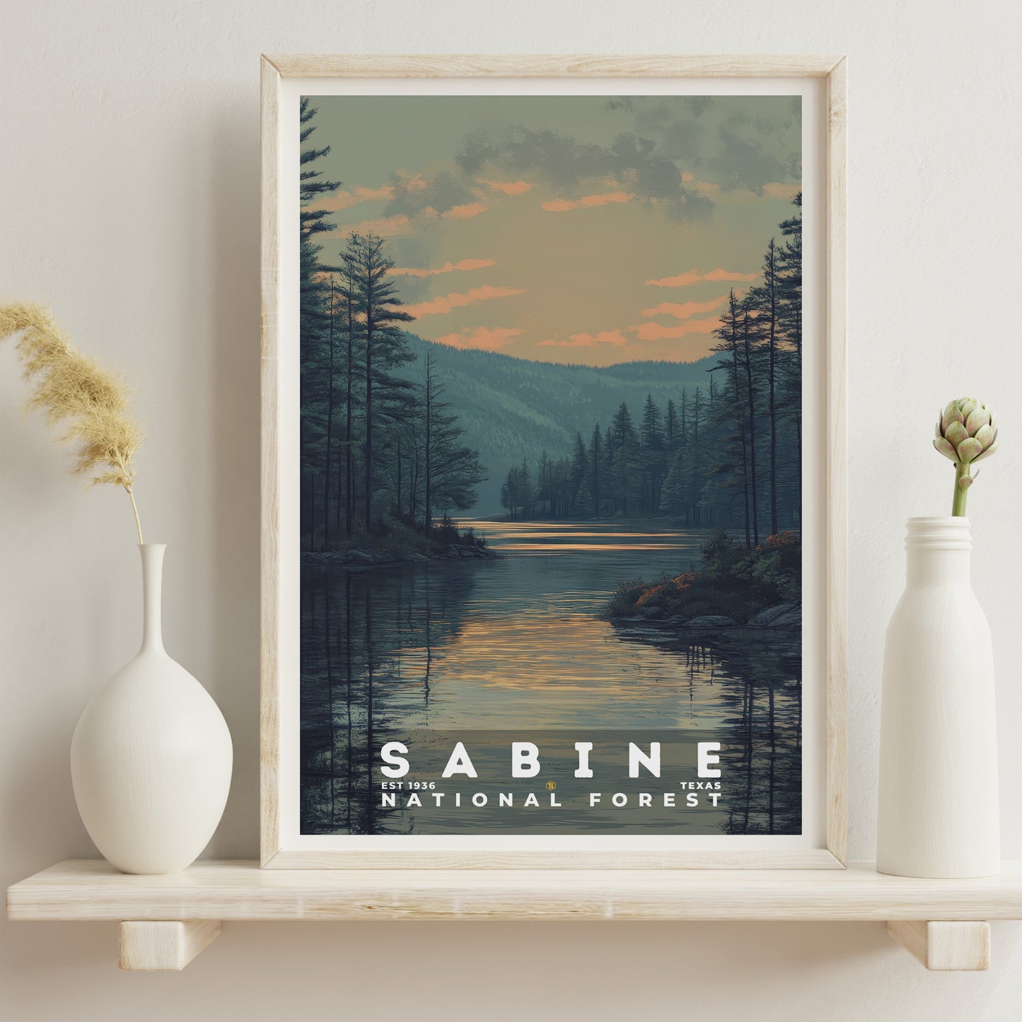 Sabine National Forest Poster | S02