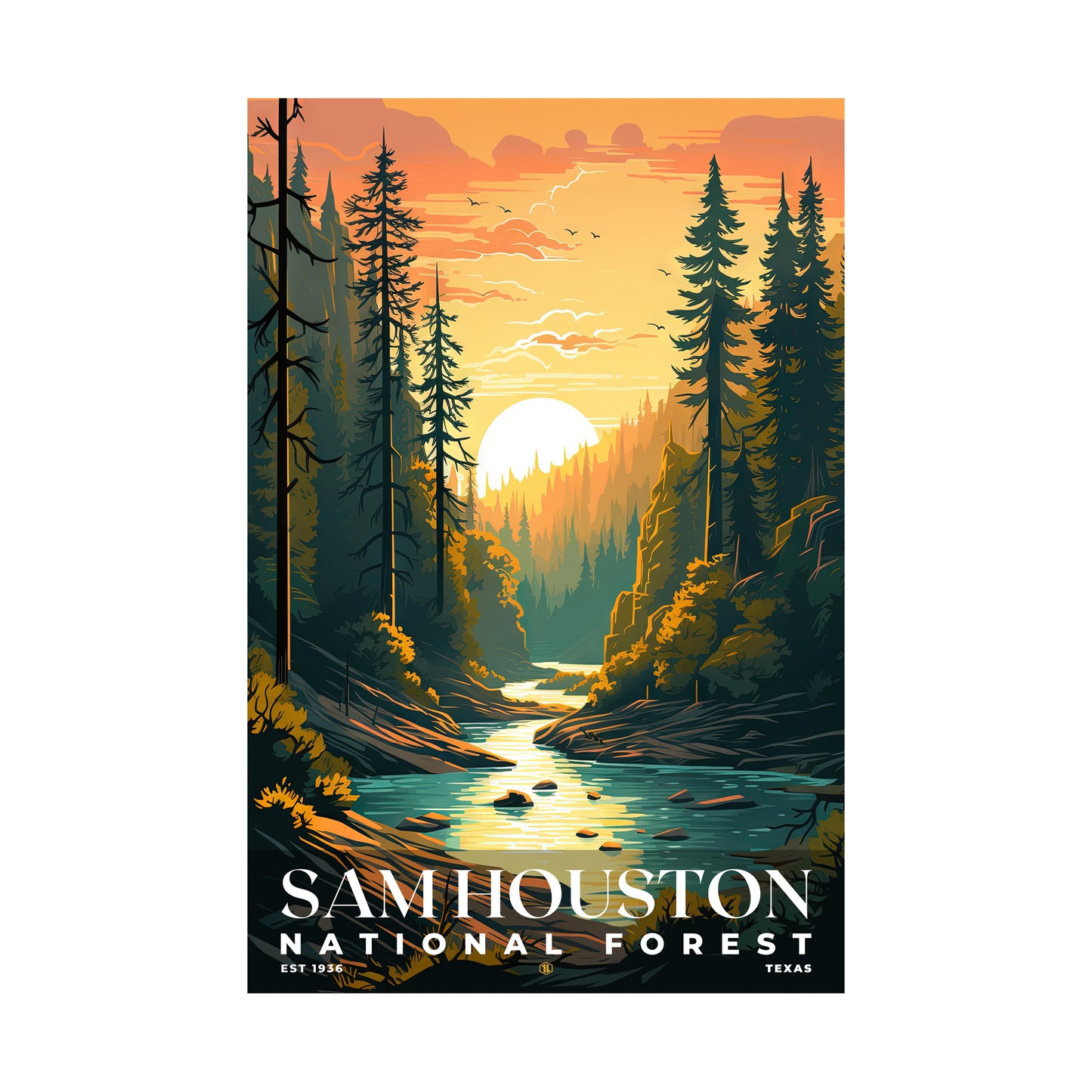 Sam Houston National Forest Poster | S01