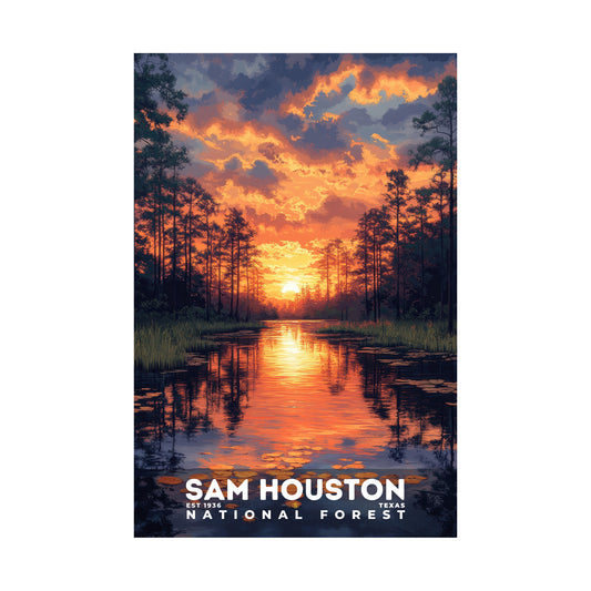 Sam Houston National Forest Poster | S02