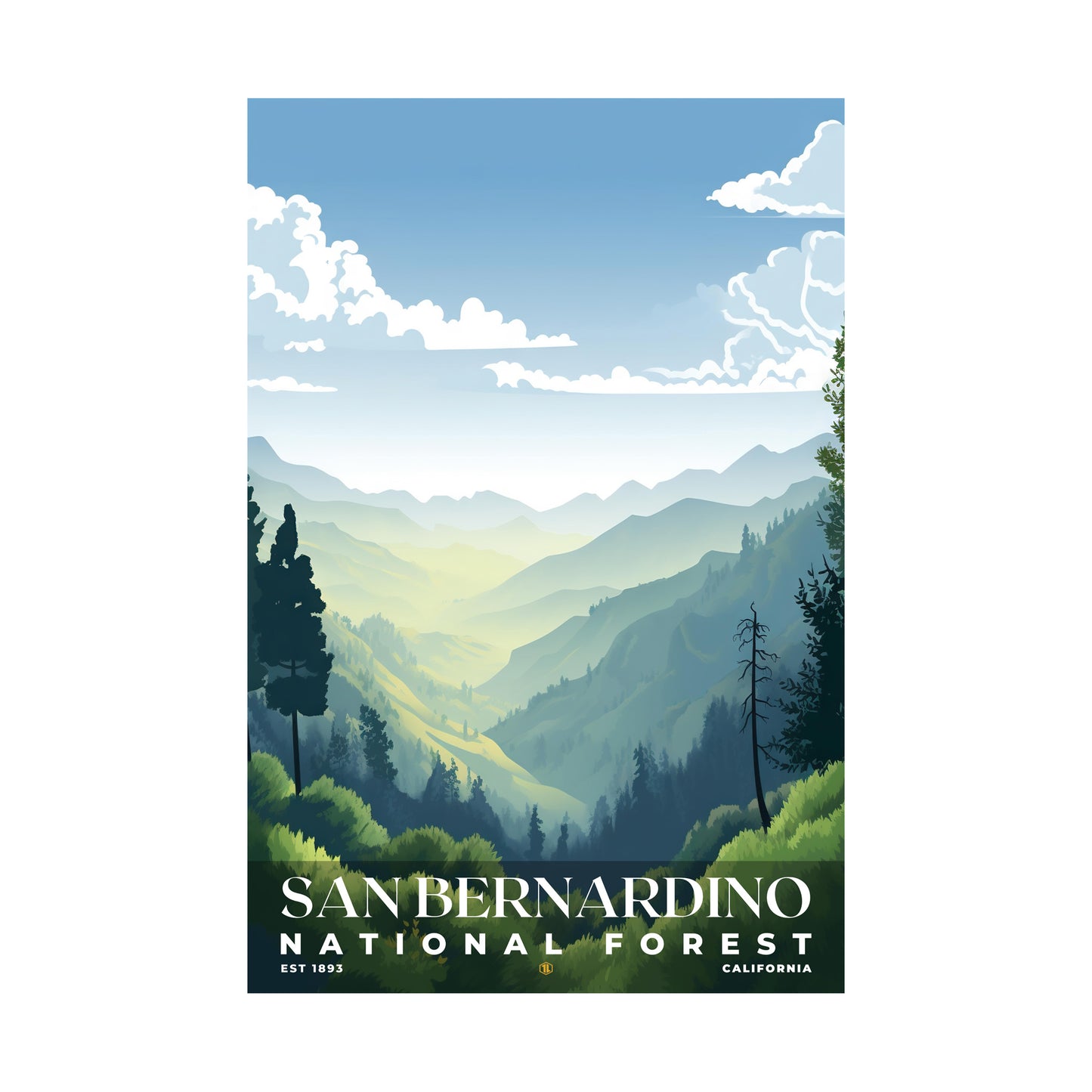 San Bernardino National Forest Poster | S01