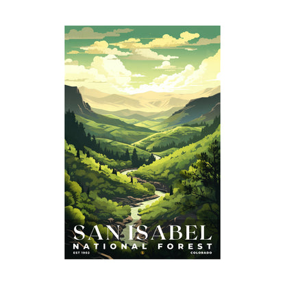 San Isabel National Forest Poster | S01
