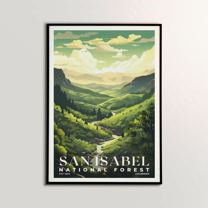 San Isabel National Forest Poster | S01