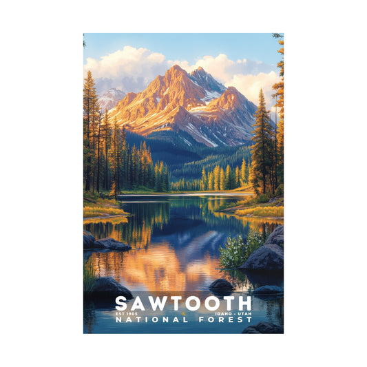 Sawtooth National Forest Poster | S02