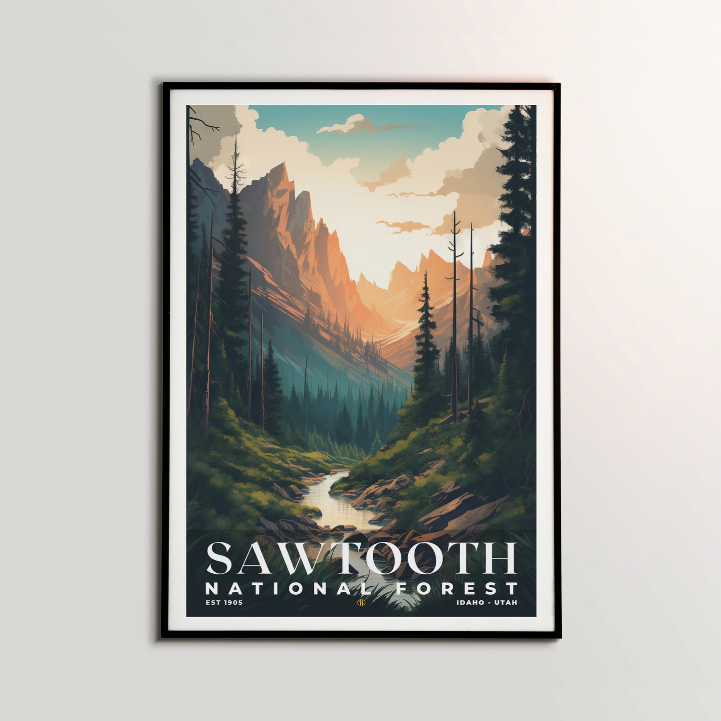Sawtooth National Forest Poster | S01