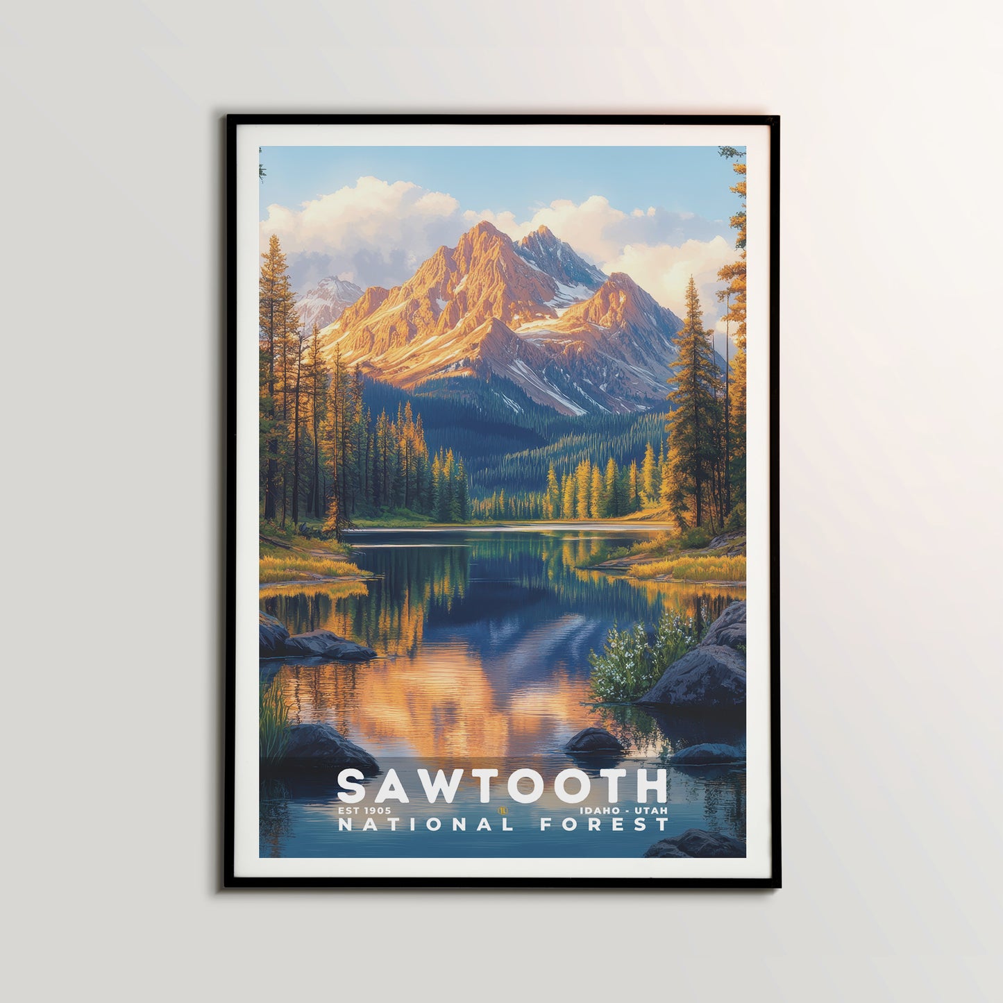 Sawtooth National Forest Poster | S02