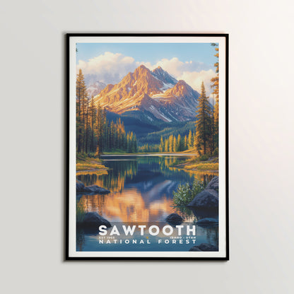 Sawtooth National Forest Poster | S02