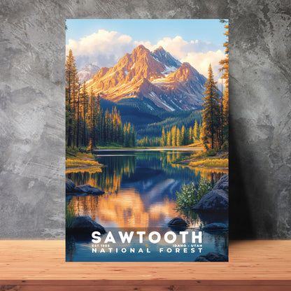 Sawtooth National Forest Poster | S02