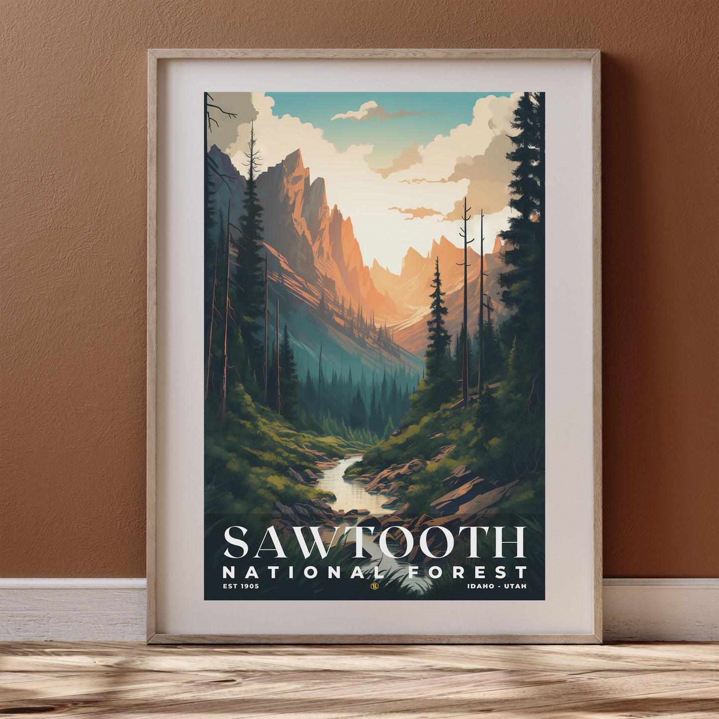 Sawtooth National Forest Poster | S01