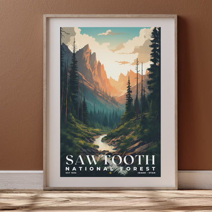 Sawtooth National Forest Poster | S01