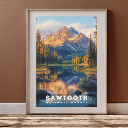 Sawtooth National Forest Poster | S02