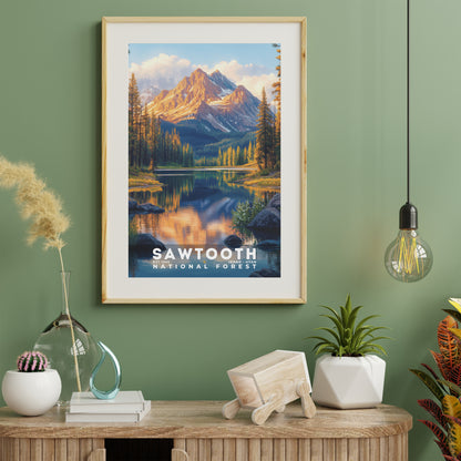 Sawtooth National Forest Poster | S02