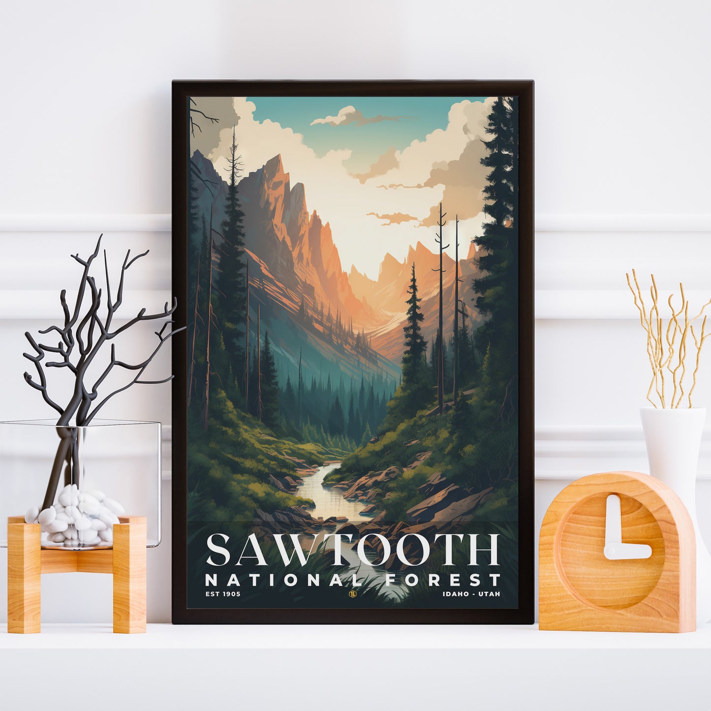 Sawtooth National Forest Poster | S01