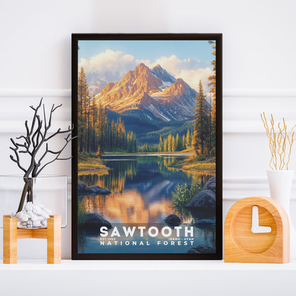 Sawtooth National Forest Poster | S02