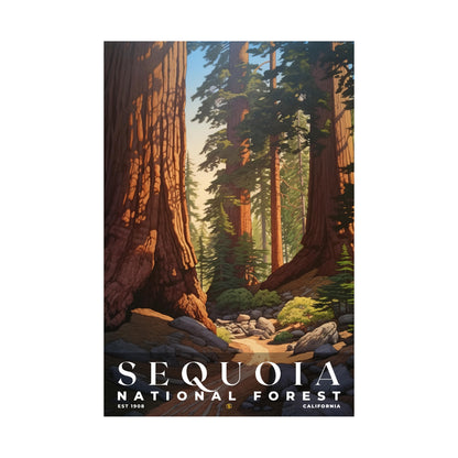 Sequoia National Forest Poster | S01