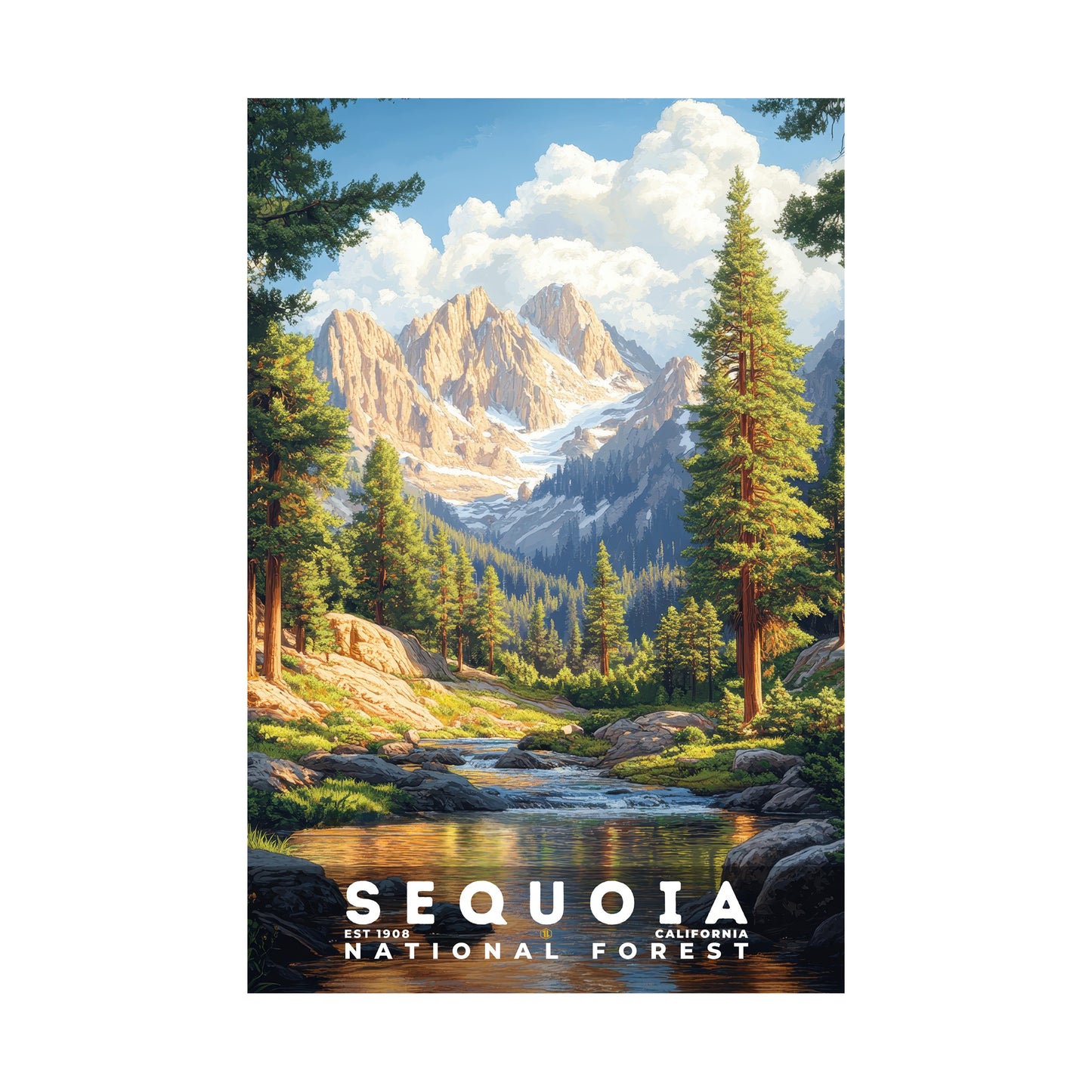 Sequoia National Forest Poster | S02
