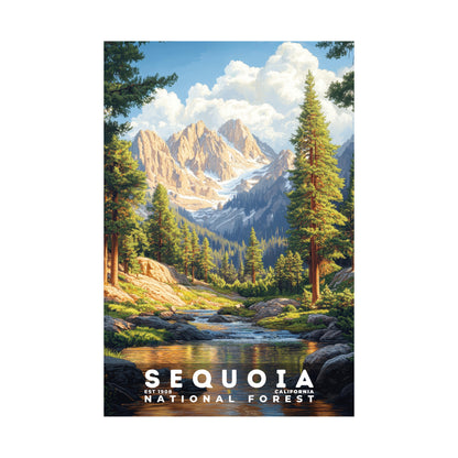 Sequoia National Forest Poster | S02