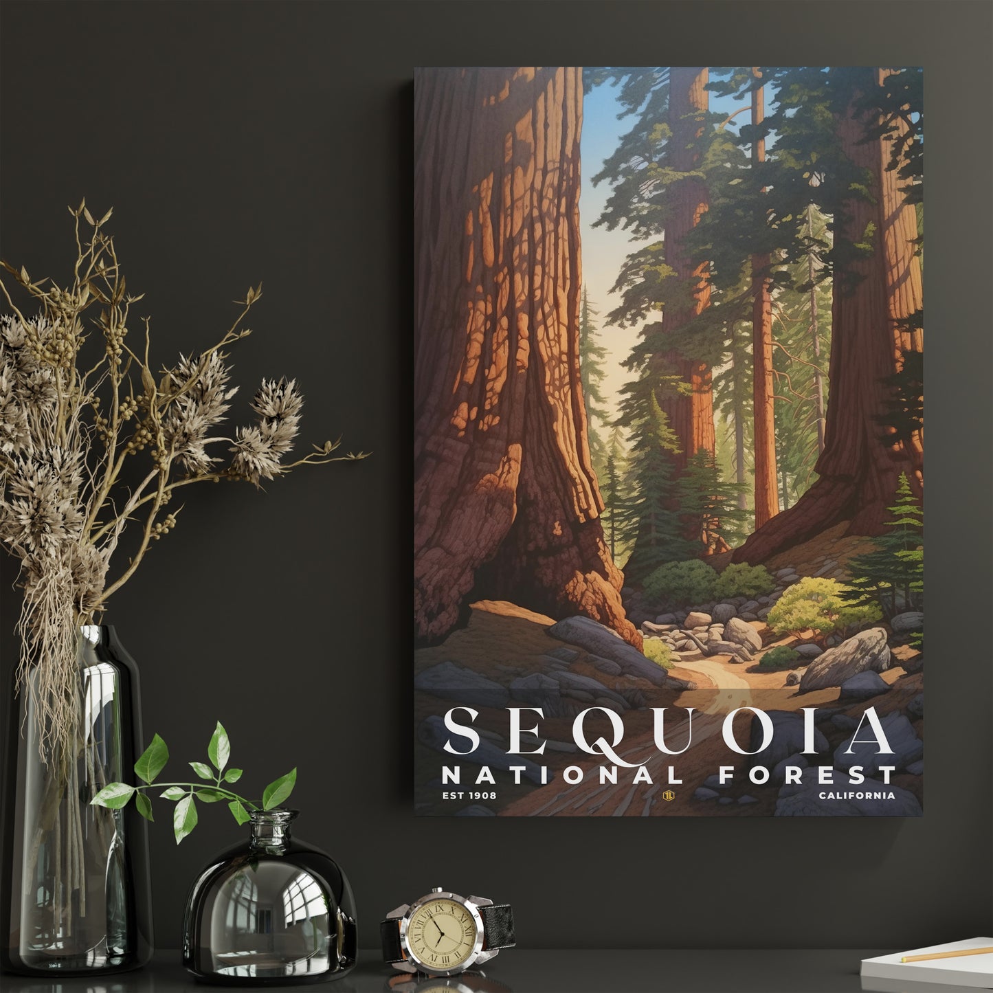 Sequoia National Forest Poster | S01